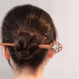 Sakura Medallion Hair Stick