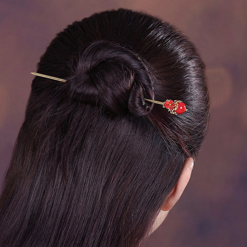 Scarlet Accent Hair Stick
