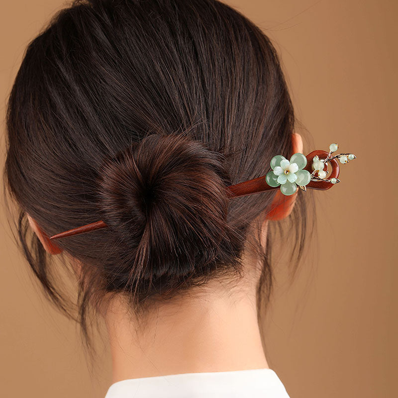 Morning Dew Jade Hair Stick