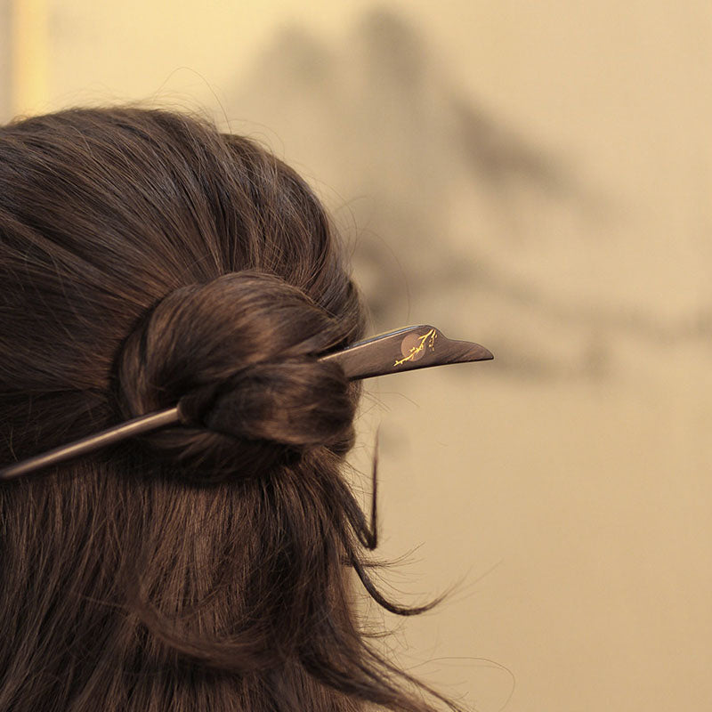 Moonplum Ebony Hair Stick