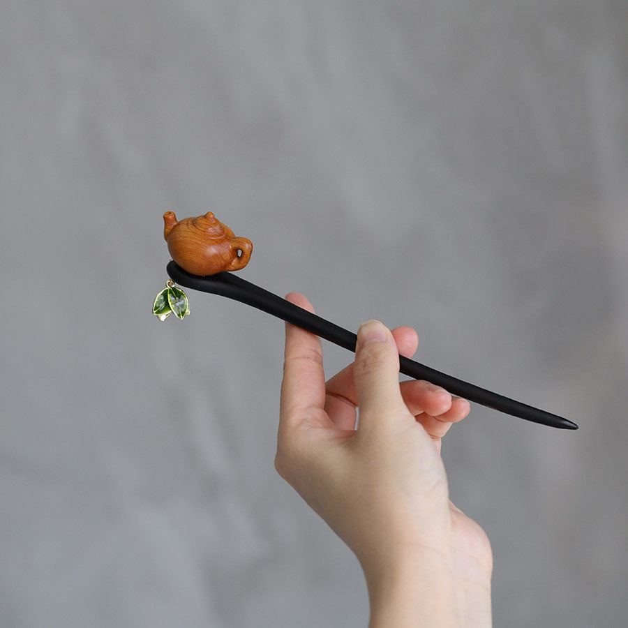 Teapot Serenity Hair Stick