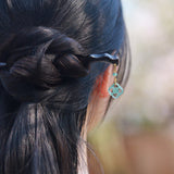 Water Jade Drop Hair Stick