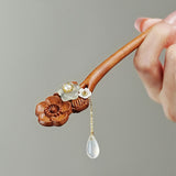 Apricot Rain Hair Stick