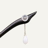 Calm White Hair Stick