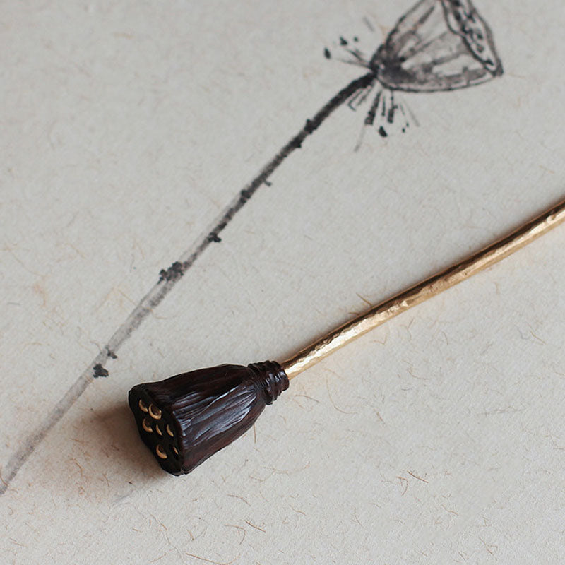 Lotus Pod Hair Stick
