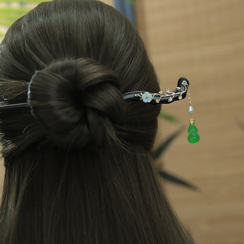 Floral Vine Gourd Hair Stick