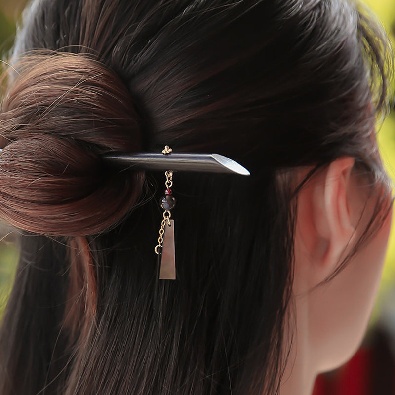 Midnight Chain Hair Stick