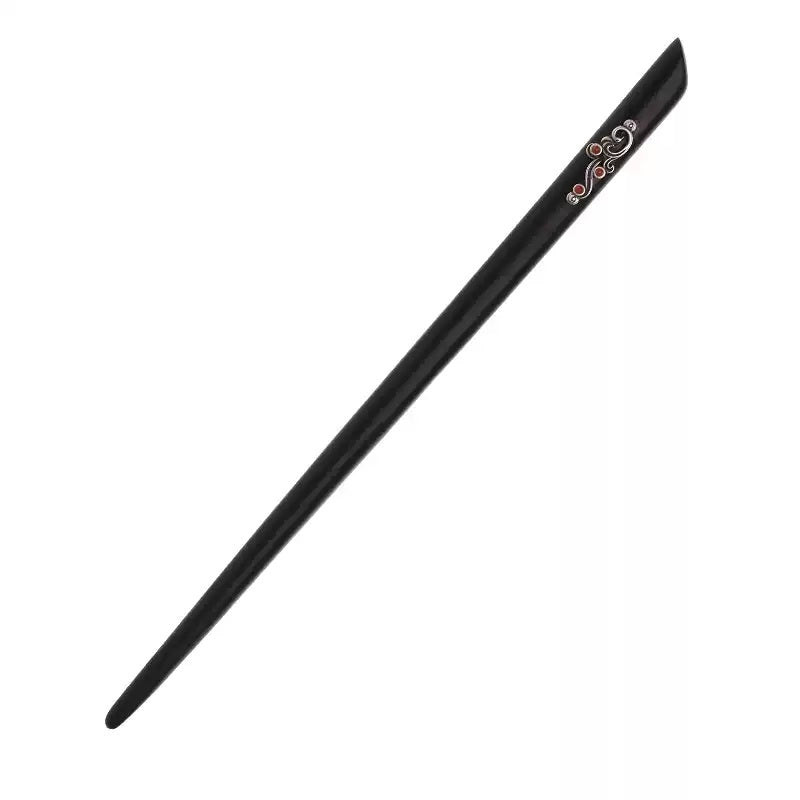 Ebony Ruby Vine Hair Stick