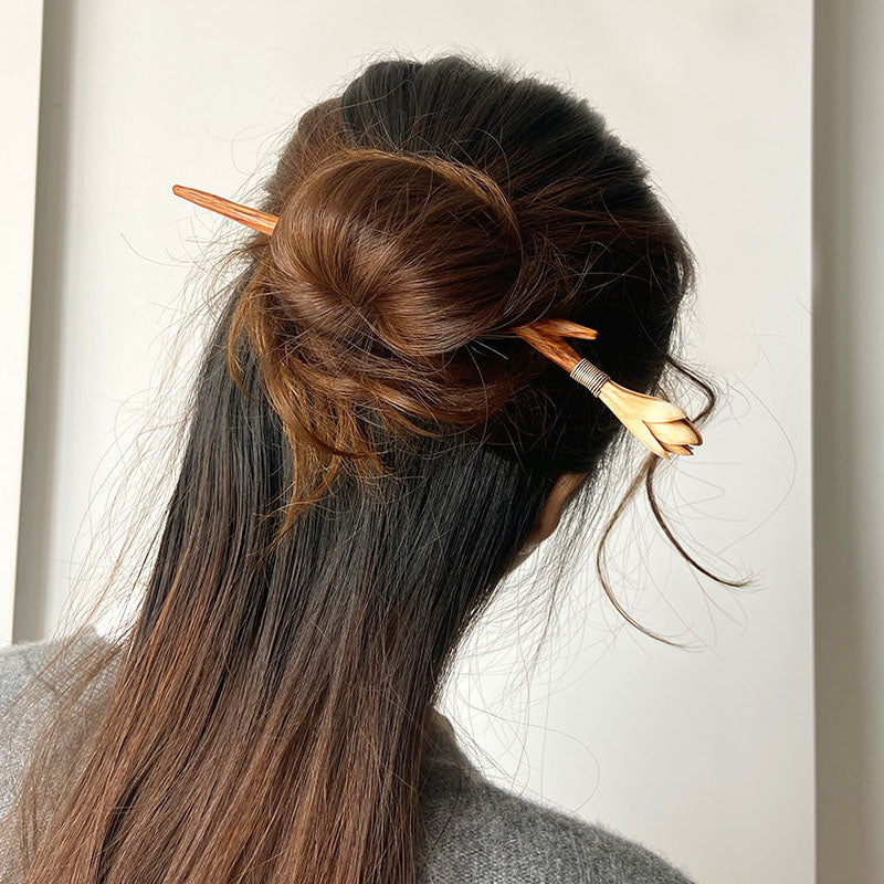 Antler Flower Hair Stick