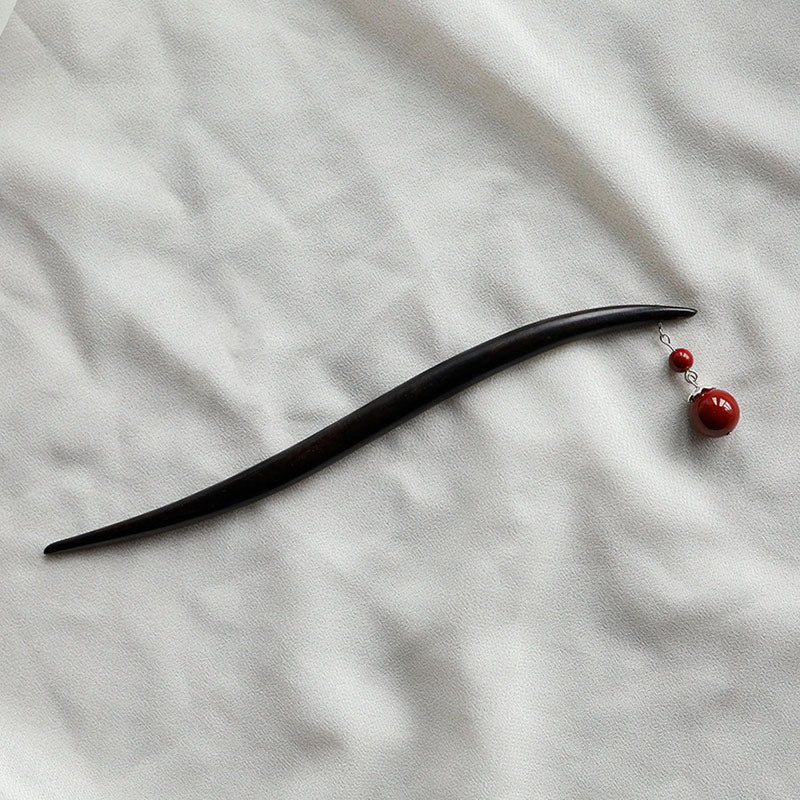Red Drop Hair Stick