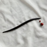 Red Drop Hair Stick