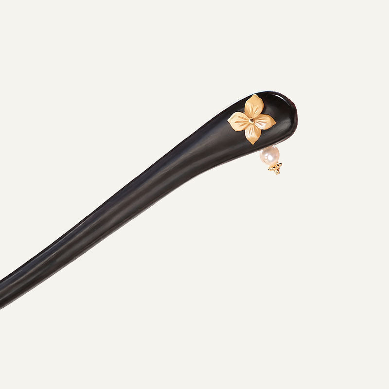 Aurelia Bloom Ebony Hair Stick