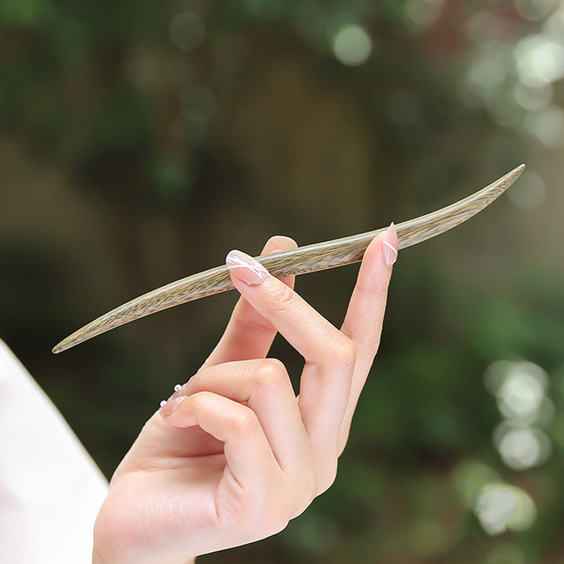 Olive Arc Hair Stick