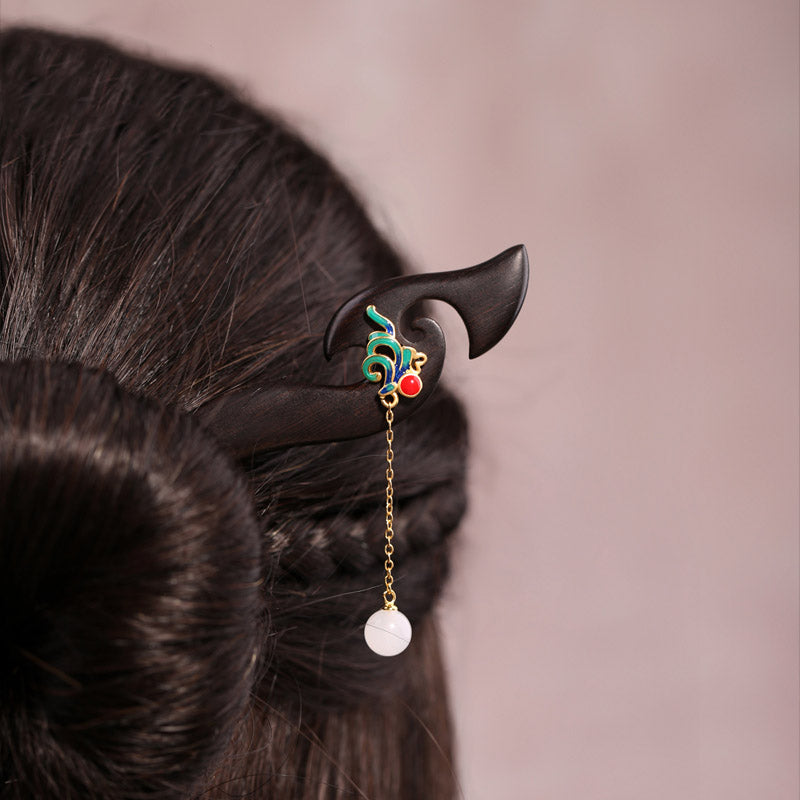Auspicious Cloud Tassel Hair Stick