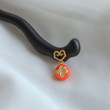 Persimmon Ruyi Hair Stick