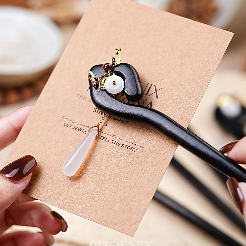 Cloudfall Pendant Hair Stick