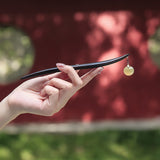 Ruyi Charm Ebony Hair Stick