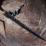 Faceted Spine Hair Stick