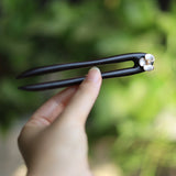 Soft Bloom Ebony Hair Stick