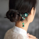 Verdant Dangle Hair Stick