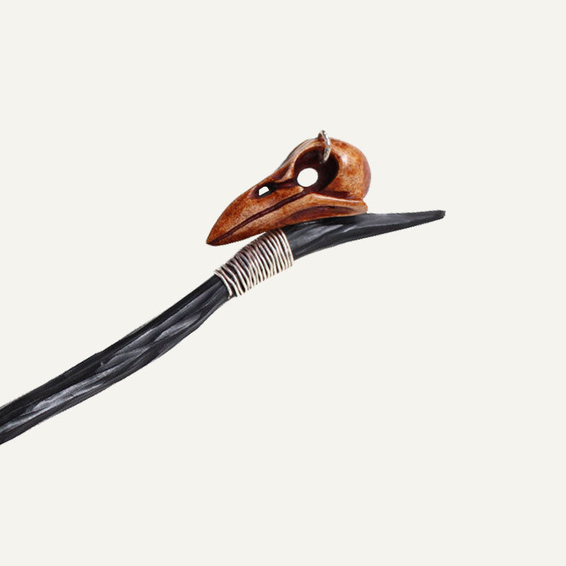 Bird Skull Hair Stick