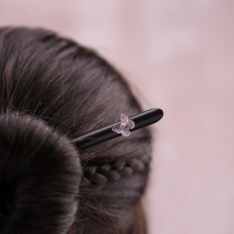 Glass Wing Hair Stick