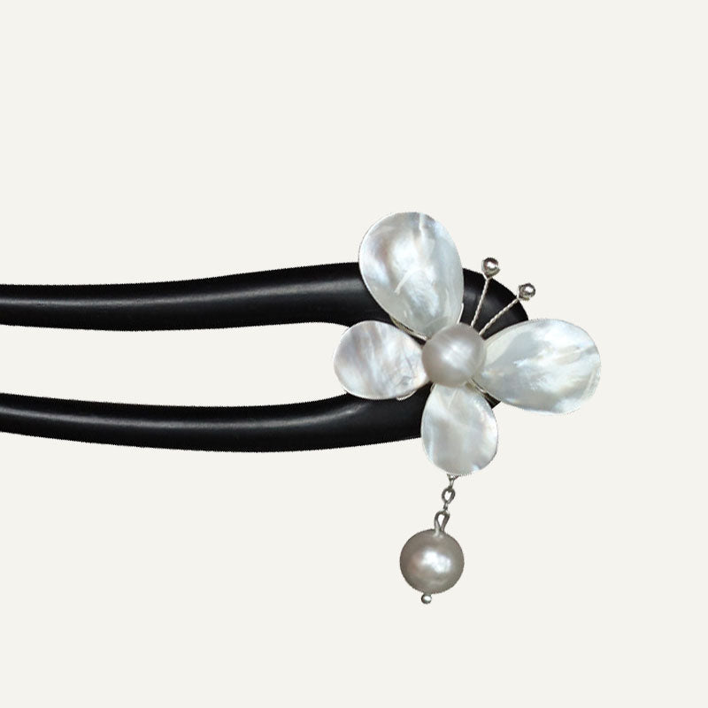Butterfly Nacre Pearl Hair Stick
