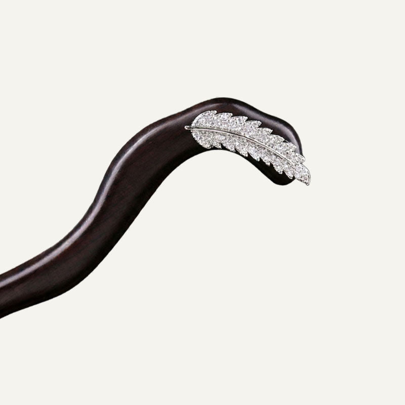 Silent Feather Hair Stick