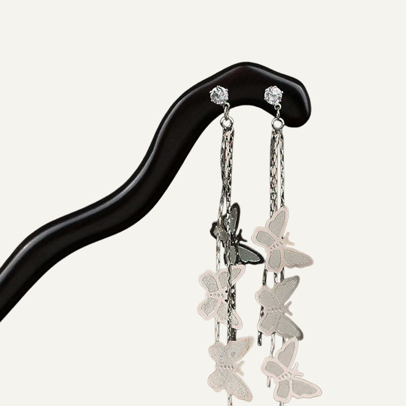 Butterfly Long Drop Hair Stick