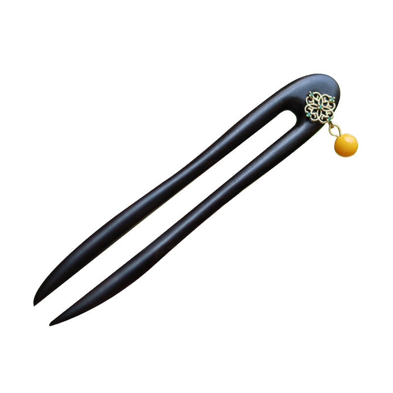 Amber Drop Hair Stick