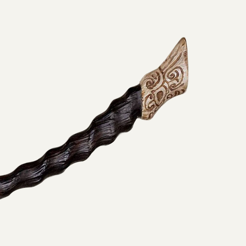 Antler Coil Spine Hair Stick