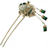 Imperial Emerald Hair Stick