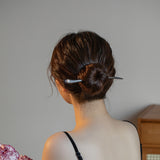 Reversible Jade Pearl Hair Stick