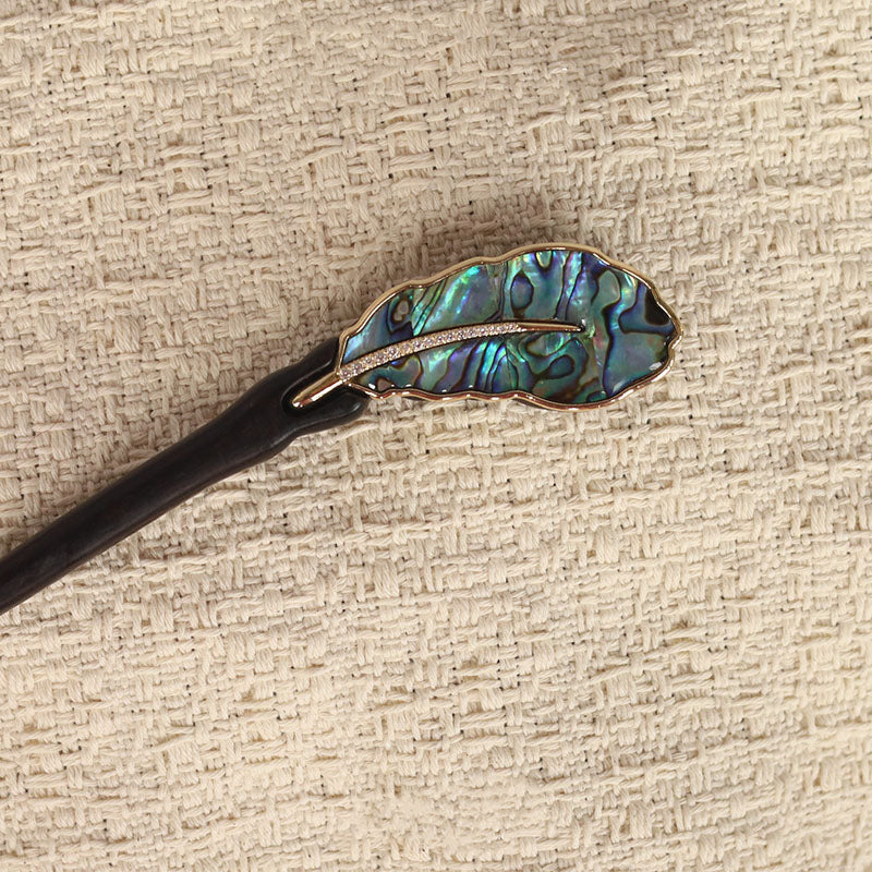 Aurora Feather Hair Stick