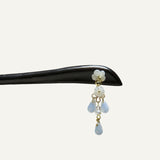 Floral Chain Drop Hair Stick