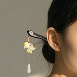 Koi Drop Ebony Hair Stick