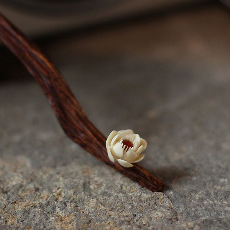Antler Flower Agate Hair Stick