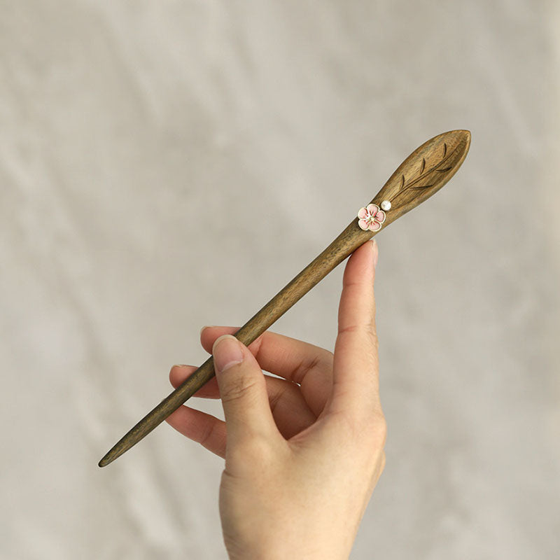 Leaf Vein Hair Stick