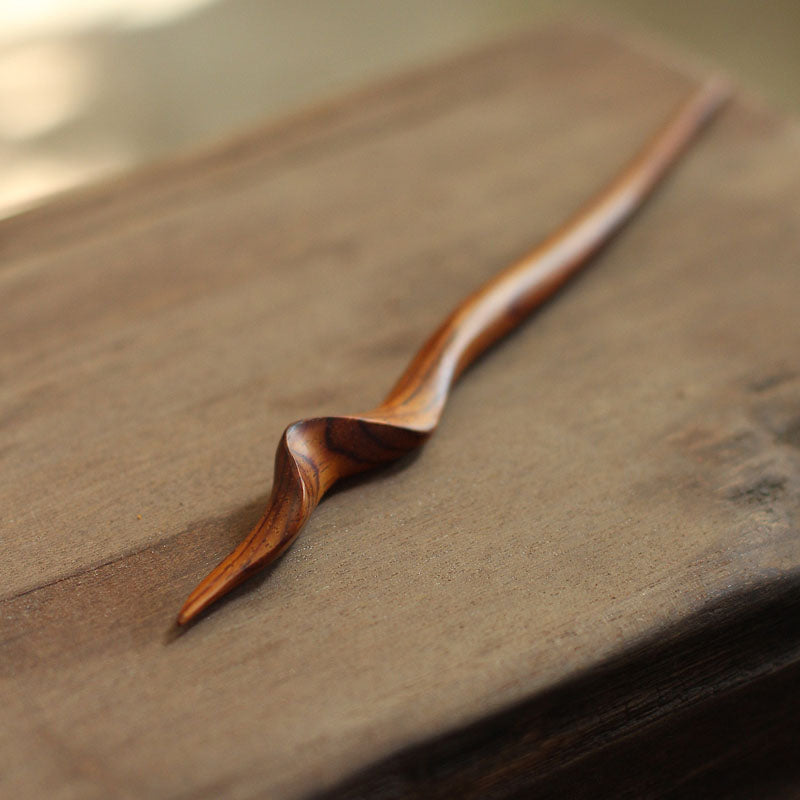 Wood Flow Hair Stick
