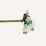 Antique Pearl Garden Hair Stick
