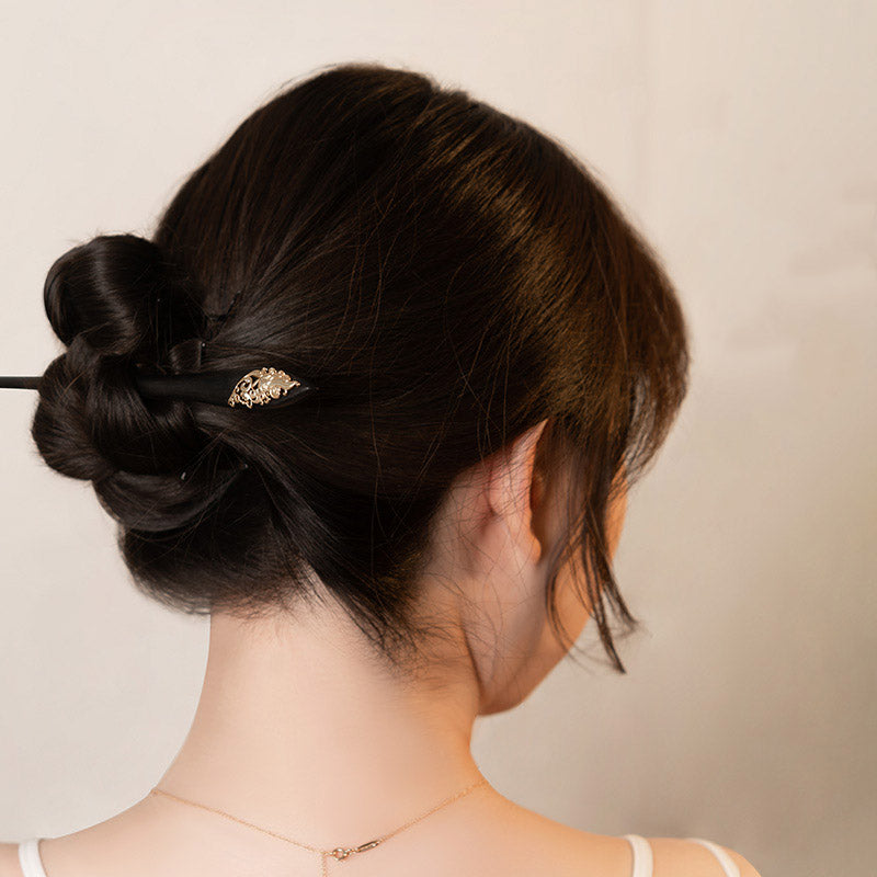 Orchid Ebony Hair Stick