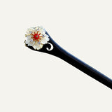 Moon Shell Flower Hair Stick