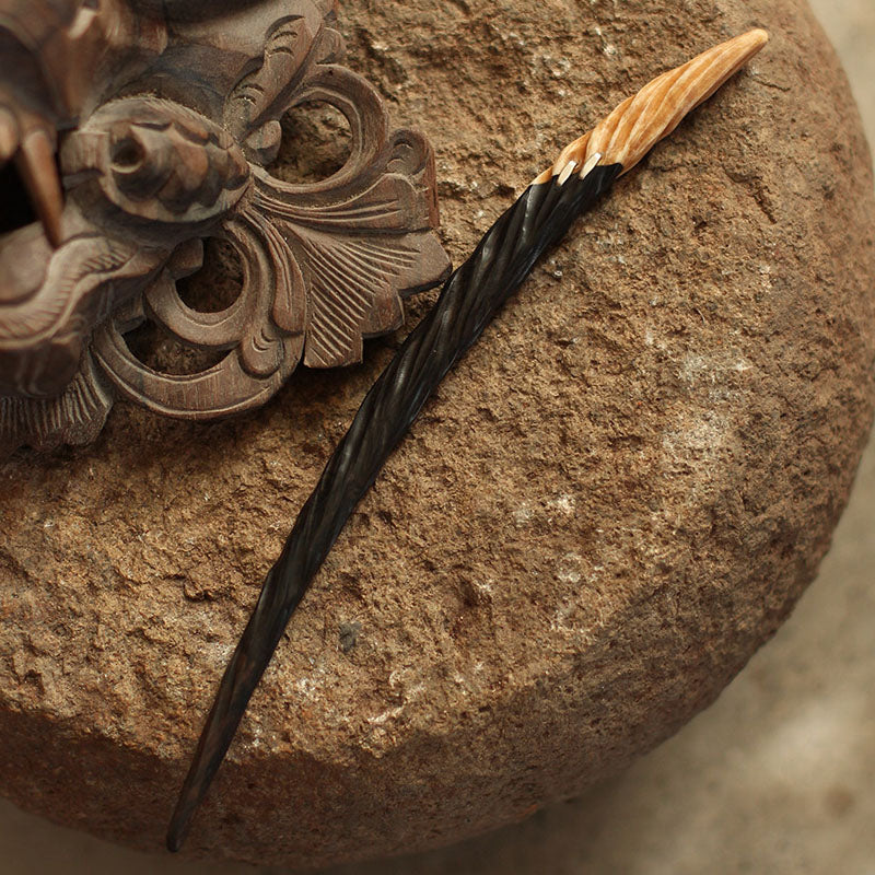 Antler Spiral Hair Stick