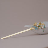 Turquoise Butterfly Hair Stick
