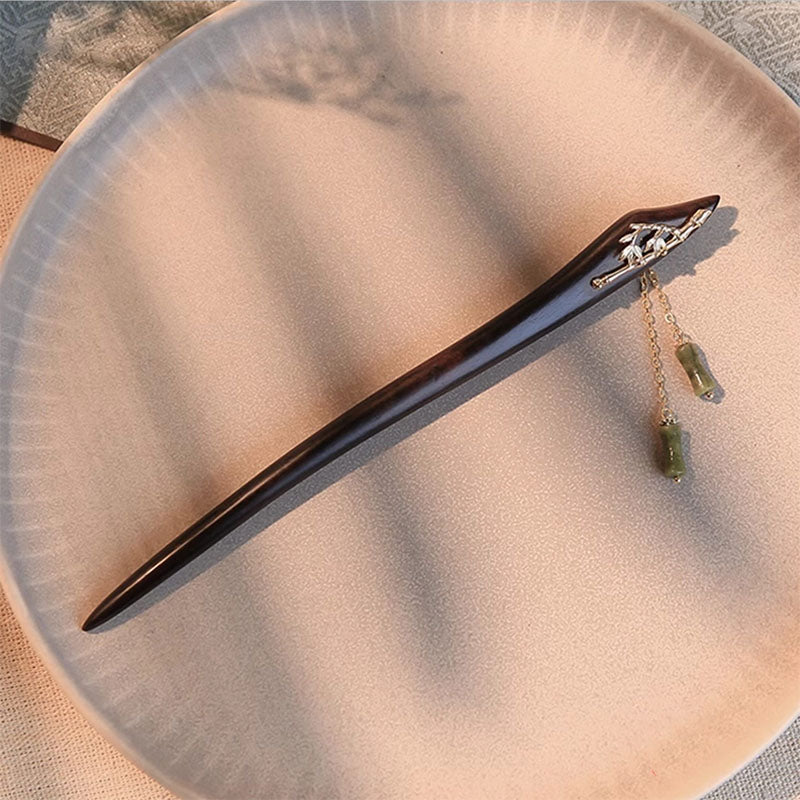 Bamboo Charm Ebony Hair Stick