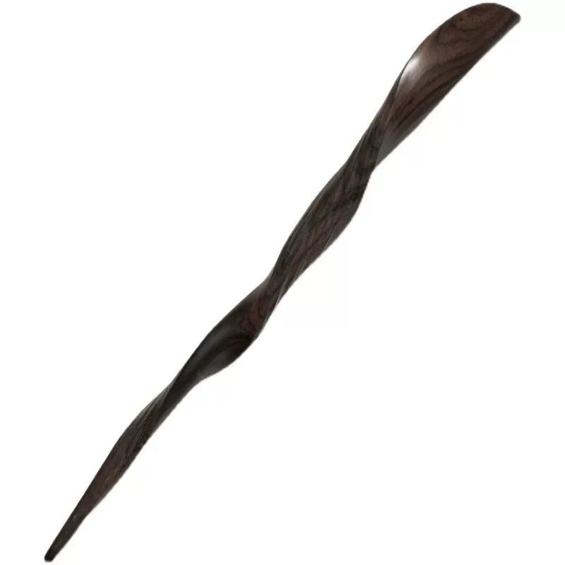 Ebony Spiral Hair Stick