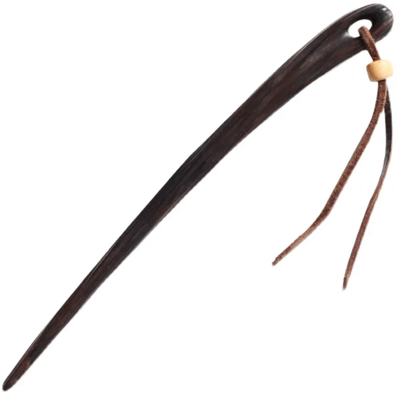 Ebony Tether Hair Stick