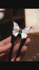 Green Jade Butterfly Hair Stick